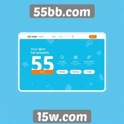Acessibilidade e design responsivo do site 55bb.com